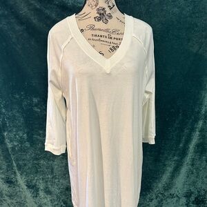 NWT Hanro Pure Essence women’s cotton nightgown sz M off white